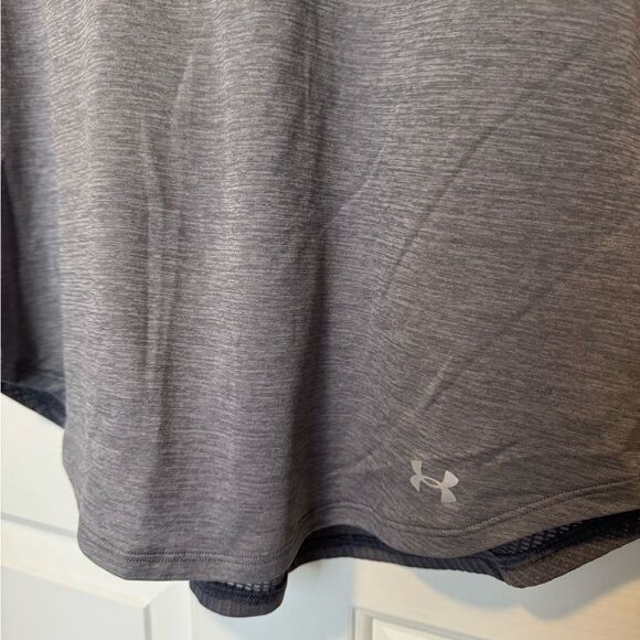 Under Armour Gray Fitted Short Sleeve T-Shirt - Picture 3 of 7